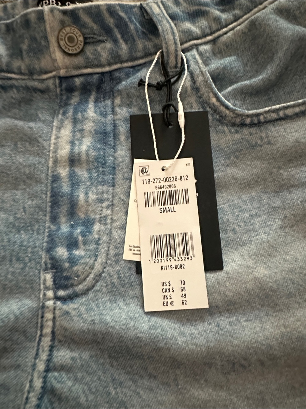 ABERCROMBIE YPB On The Go Travel Terry Short NWT - Picture 8 of 12
